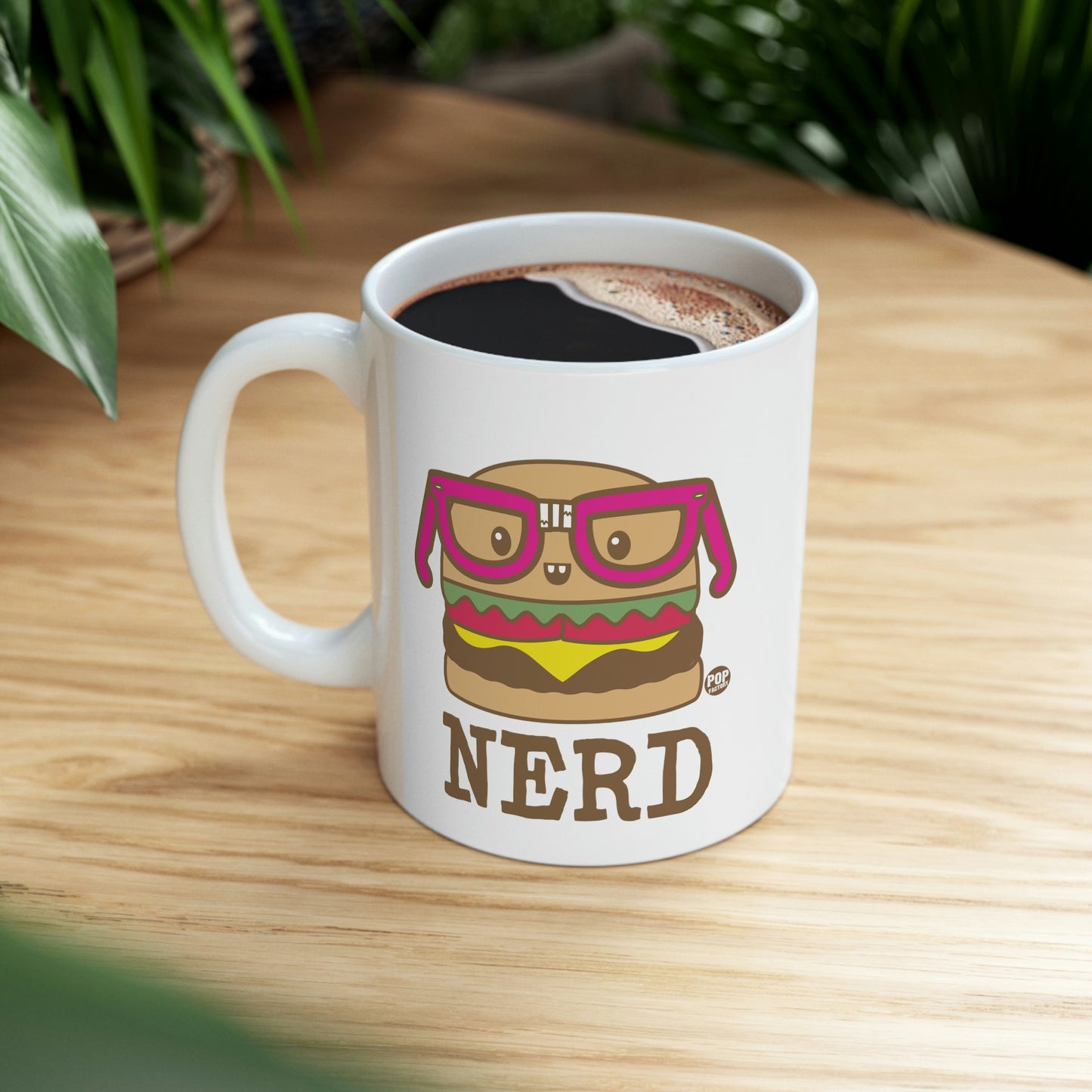 NERD BURGER COFFEE MUG