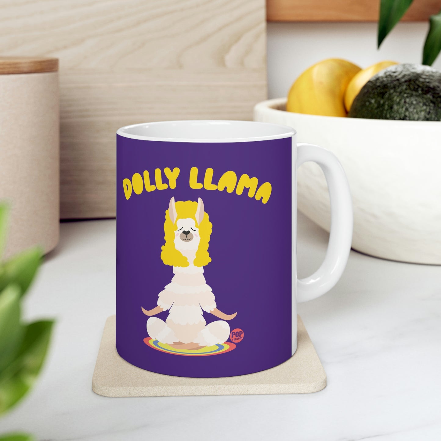 DOLLY LLAMA COFFEE MUG