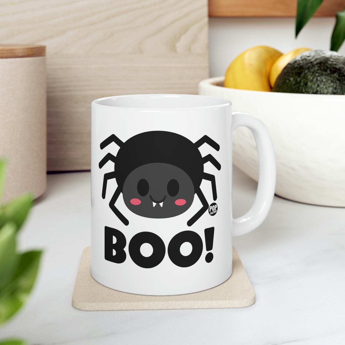 BOO SPIDER COFFEE MUG