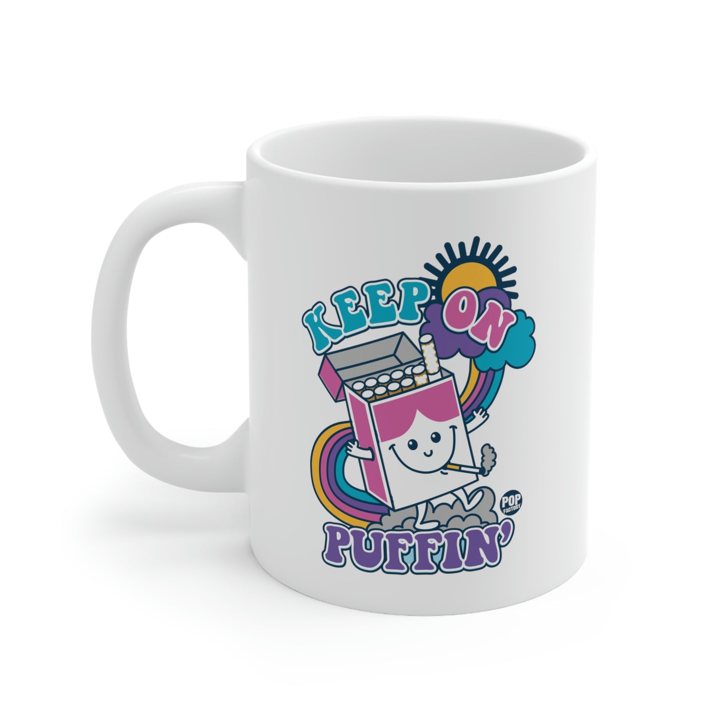 Funshine - Keep on Puffin' Coffee Mug