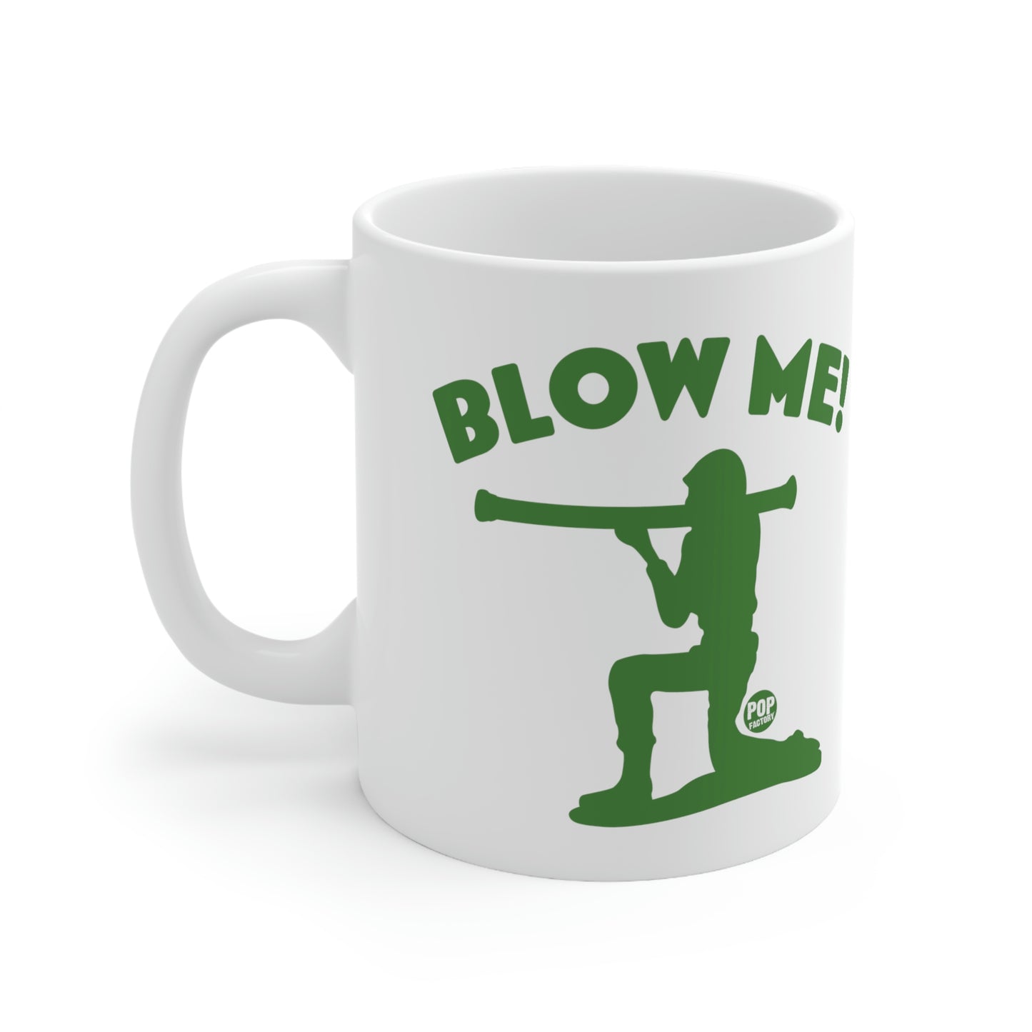 BLOW ME ARMY SOLDIER COFFEE MUG