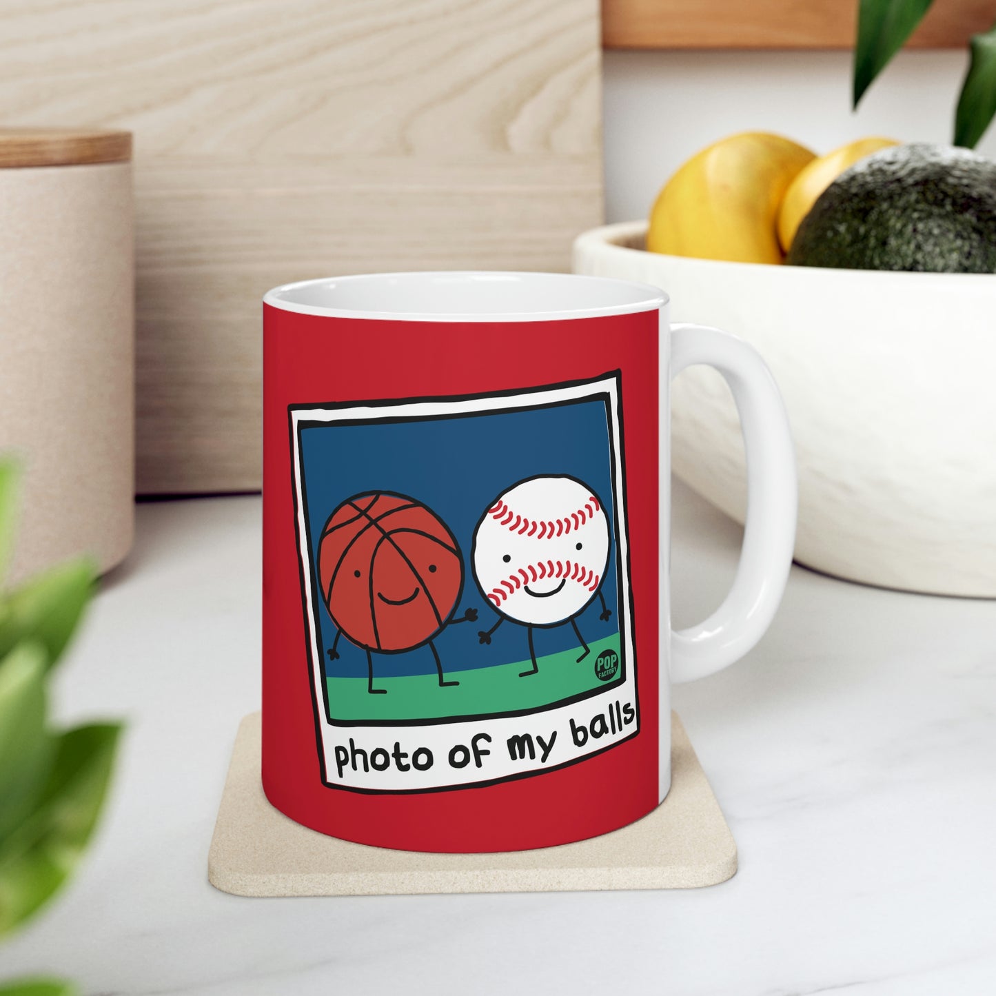 PHOTO OF MY BALLS COFFEE MUG