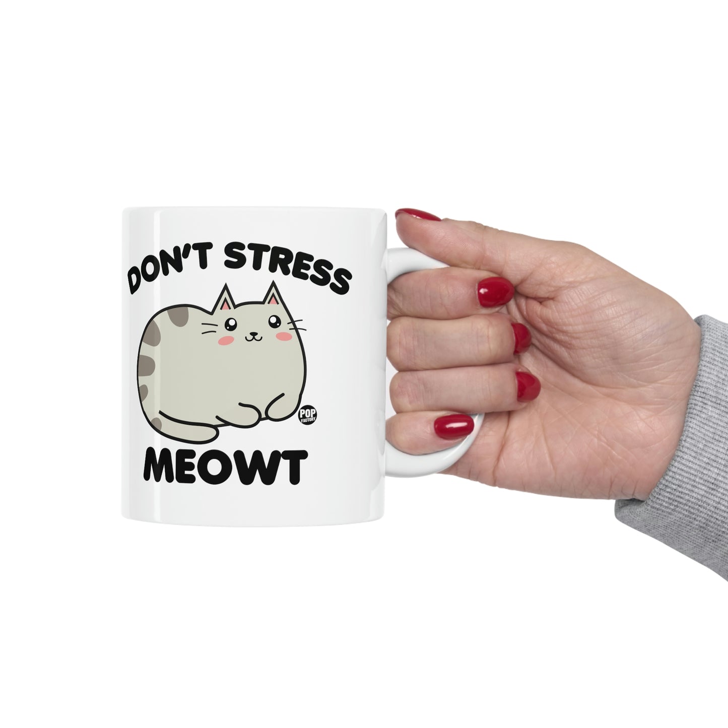 DON'T STRESS MEOWT COFFEE MUG