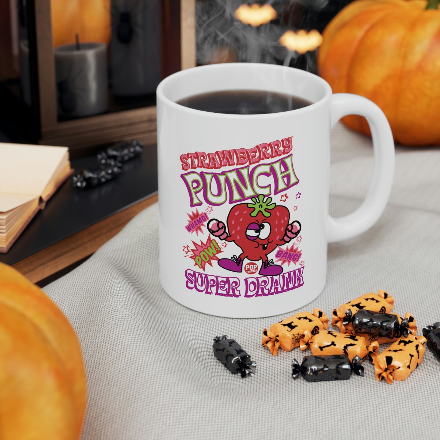 FUNSHINE-STRAWBERRY PUNCH SUPER DRANK COFFEE MUG