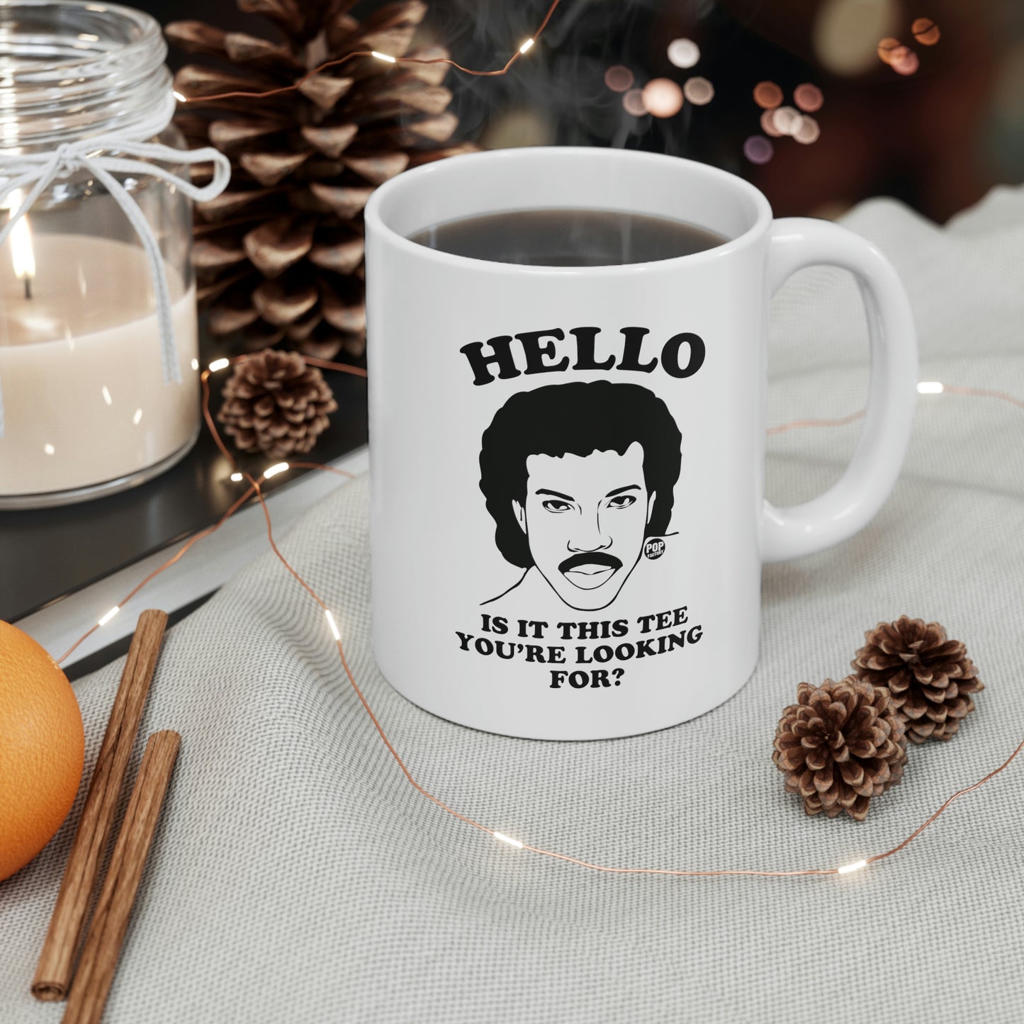 Hello! Lionell Richie Tee Mug