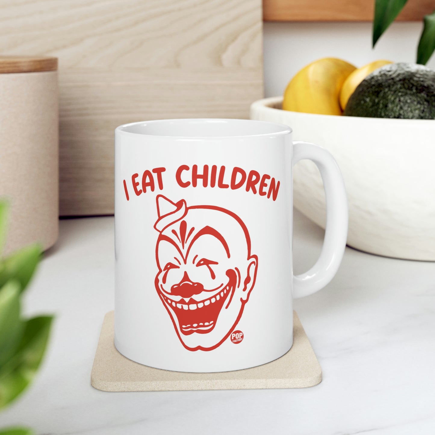 I EAT CHILDREN COFFEE MUG