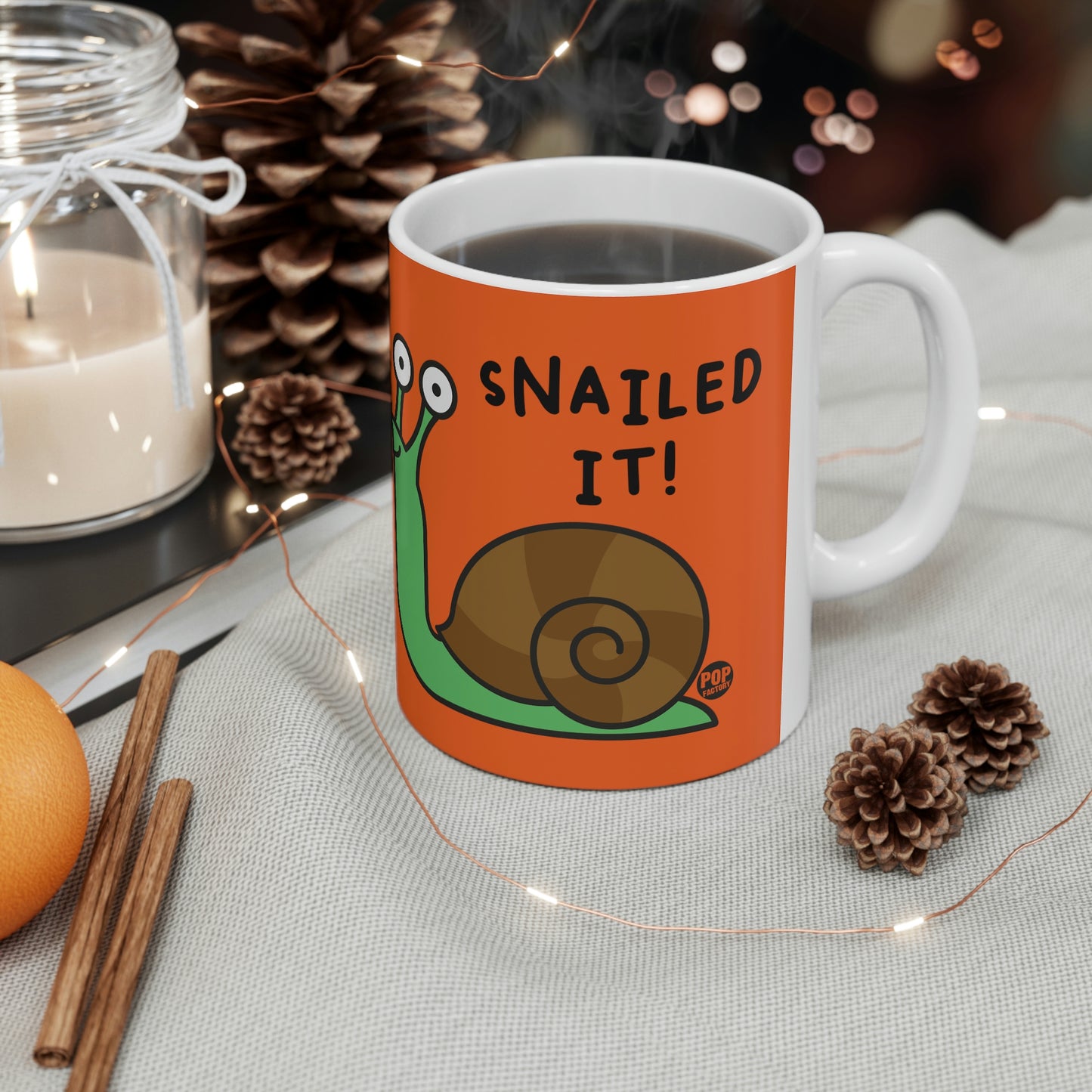 Snailed It Snail Mug