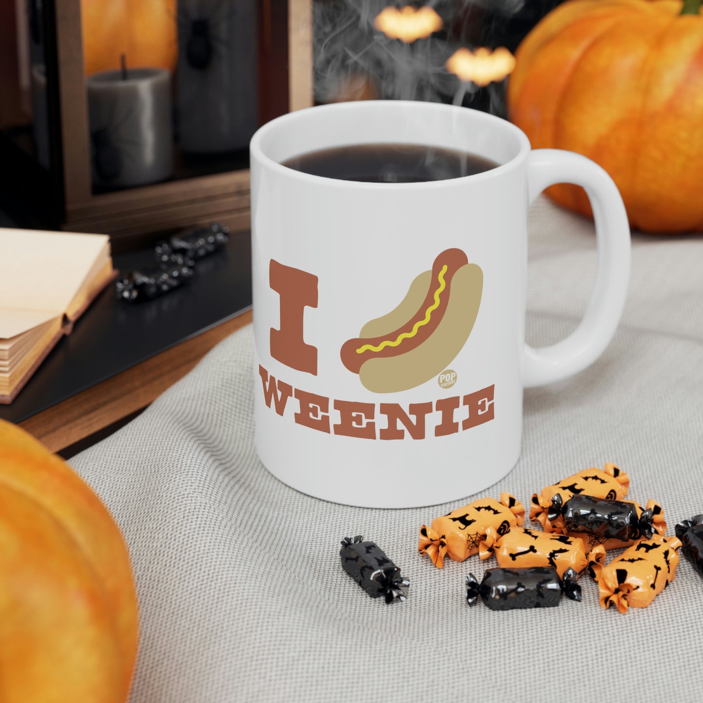 I LOVE WEENIE HOT DOG COFFEE MUG