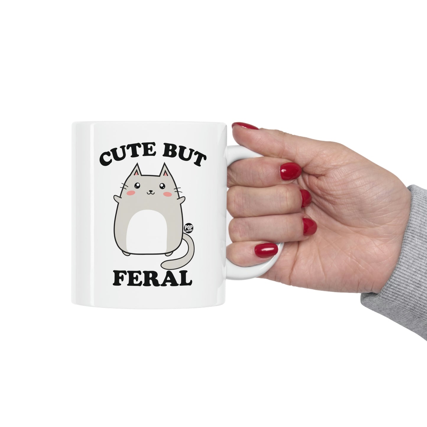 CUTE BUT FERAL COFFEE MUG