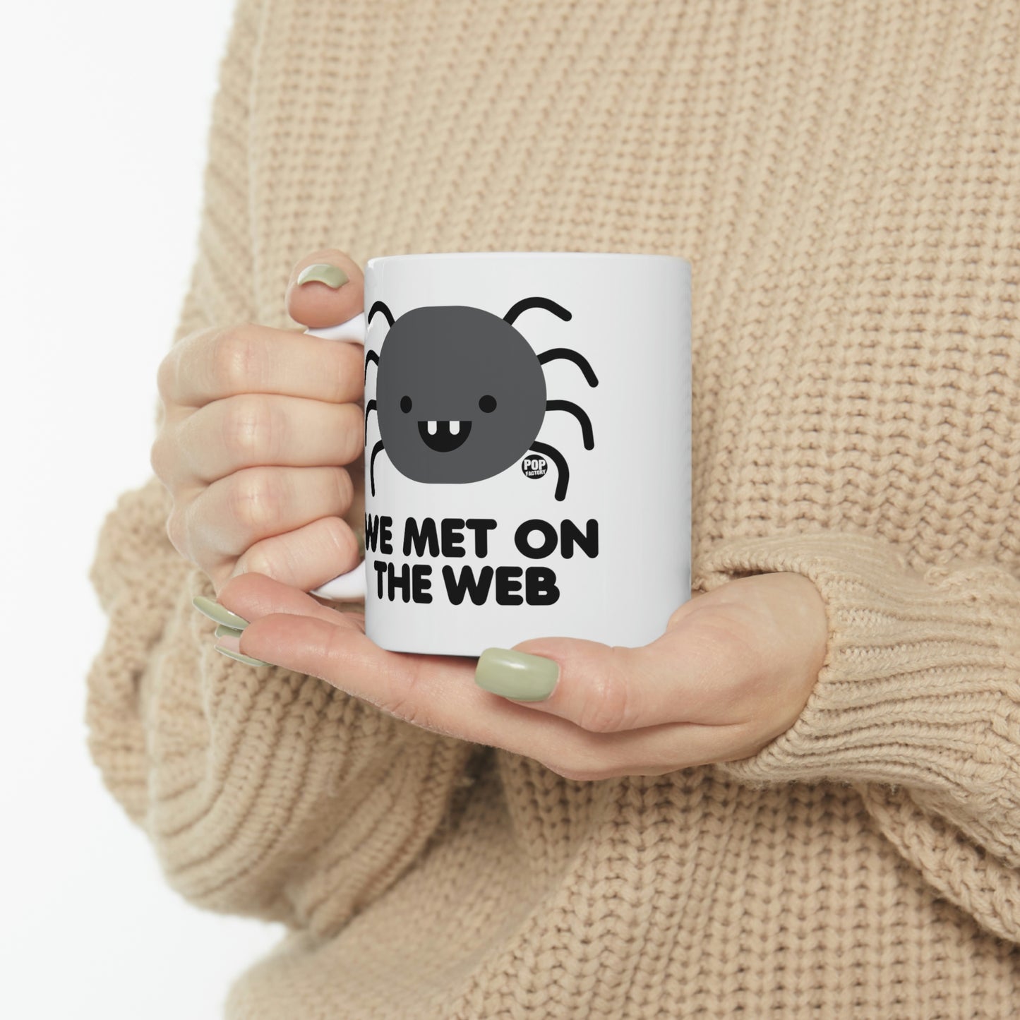 We Met On Web Spider Mug