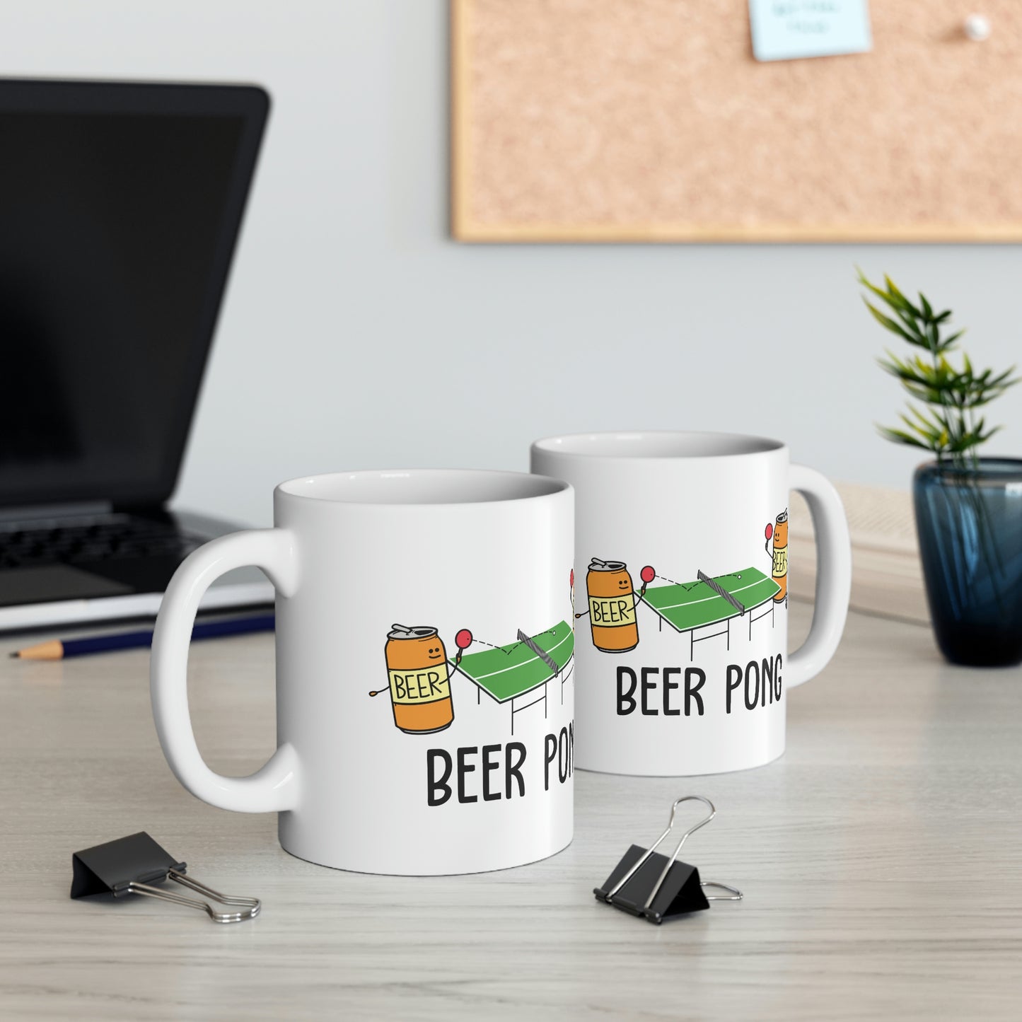 BEER PONG COFFEE MUG