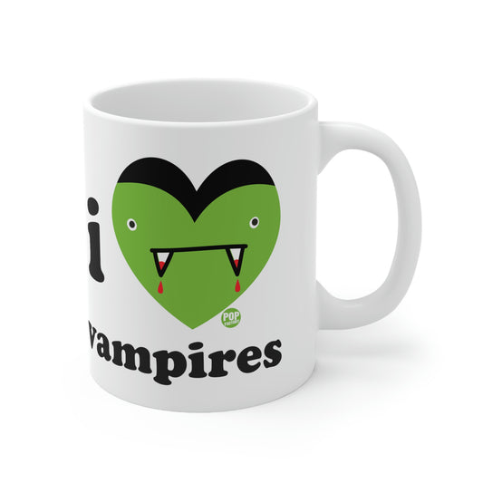 I LOVE VAMPIRES COFFEE MUG