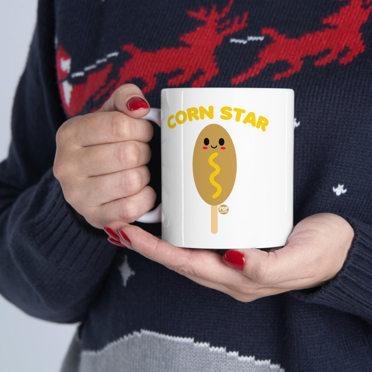 CORN STAR CORN DOG COFFEE  MUG