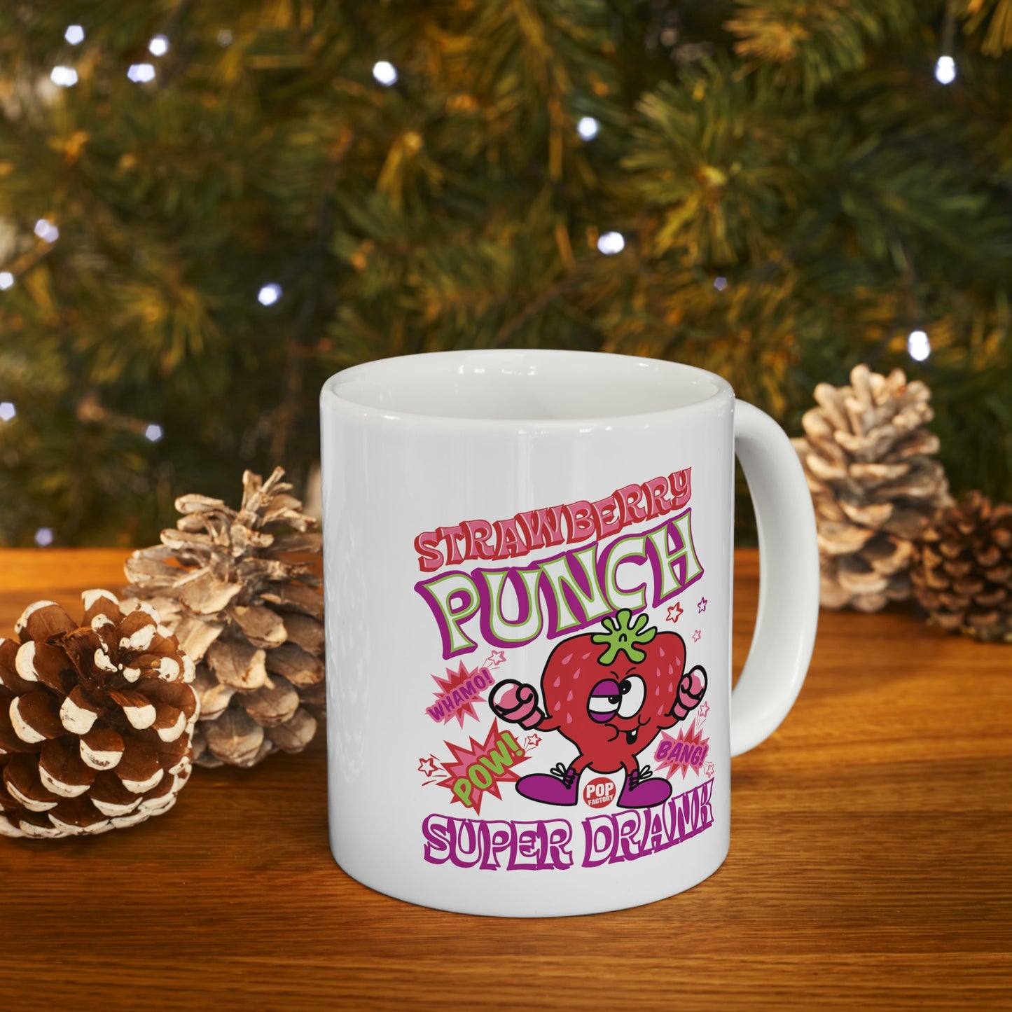 FUNSHINE-STRAWBERRY PUNCH SUPER DRANK COFFEE MUG