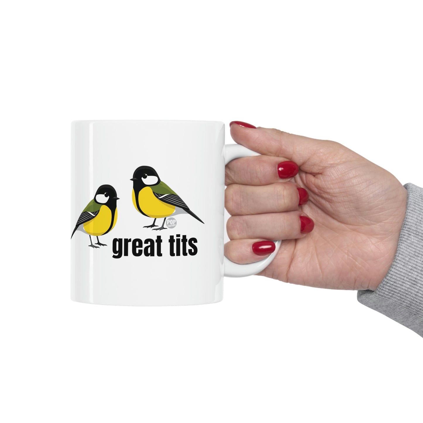 GREAT TITS COFFEE MUG