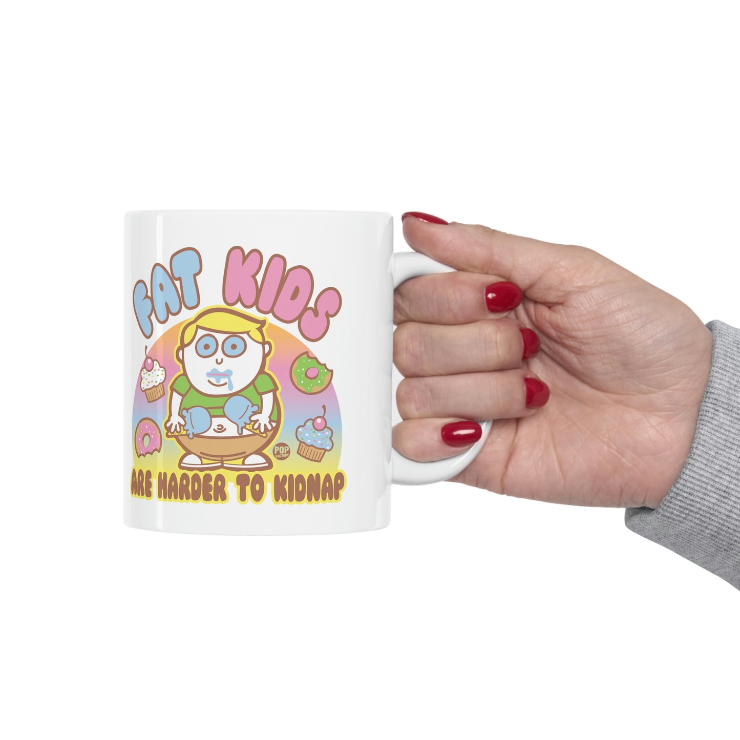 FAT KIDS ARE HARD TO KIDNAP CUTE COFFEE MUG