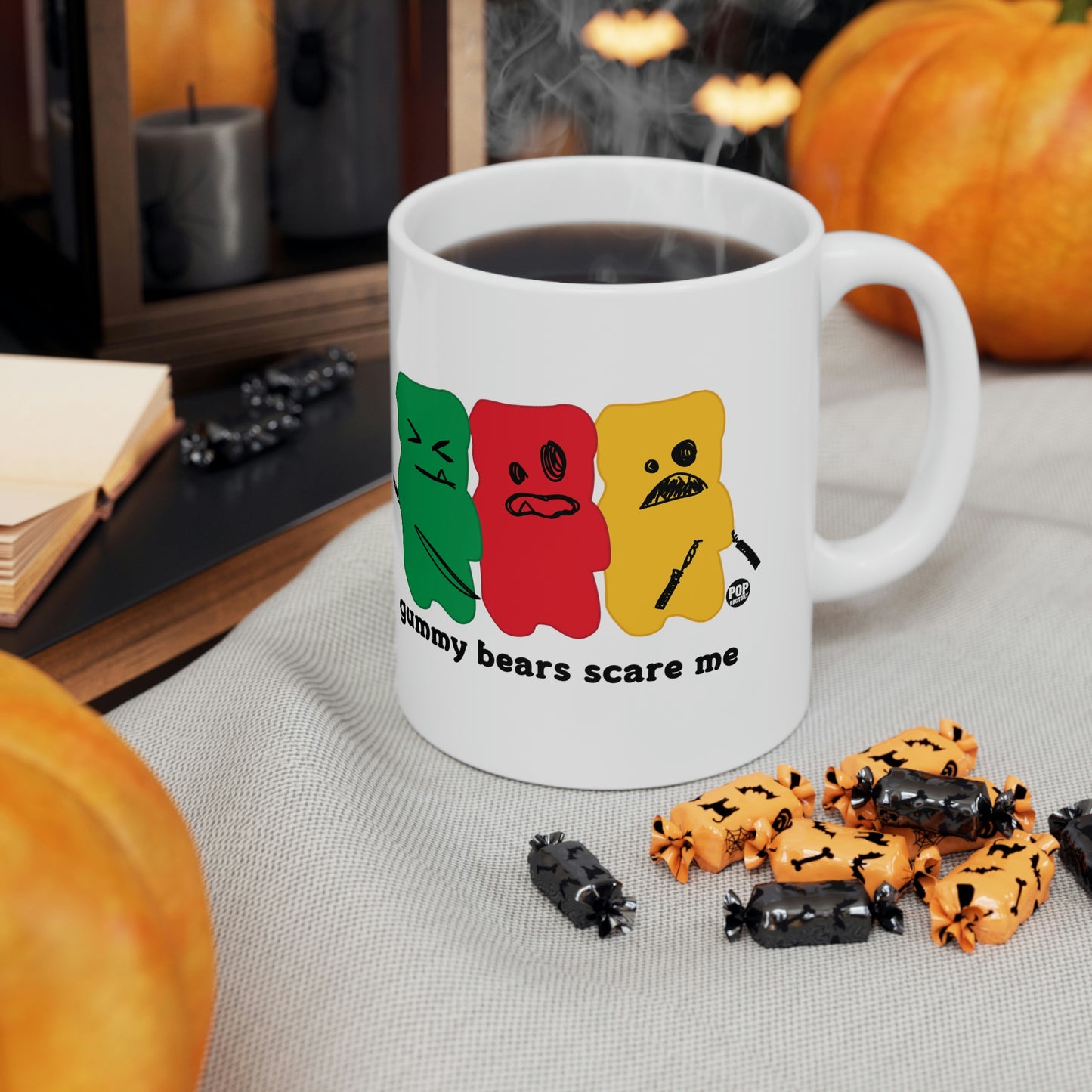 GUMMY BEARS SCARE ME COFFEE MUG