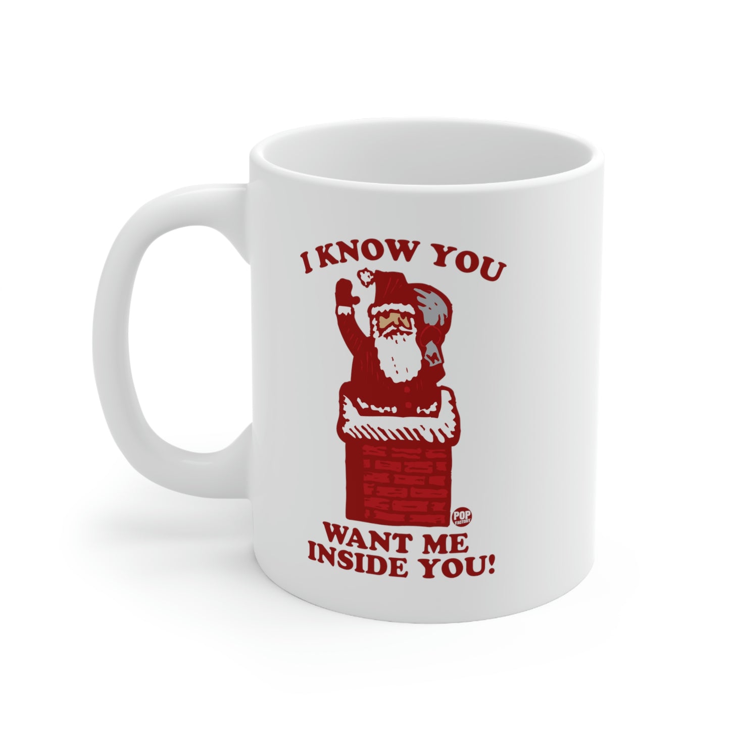 Santa Inside You Chimney Mug