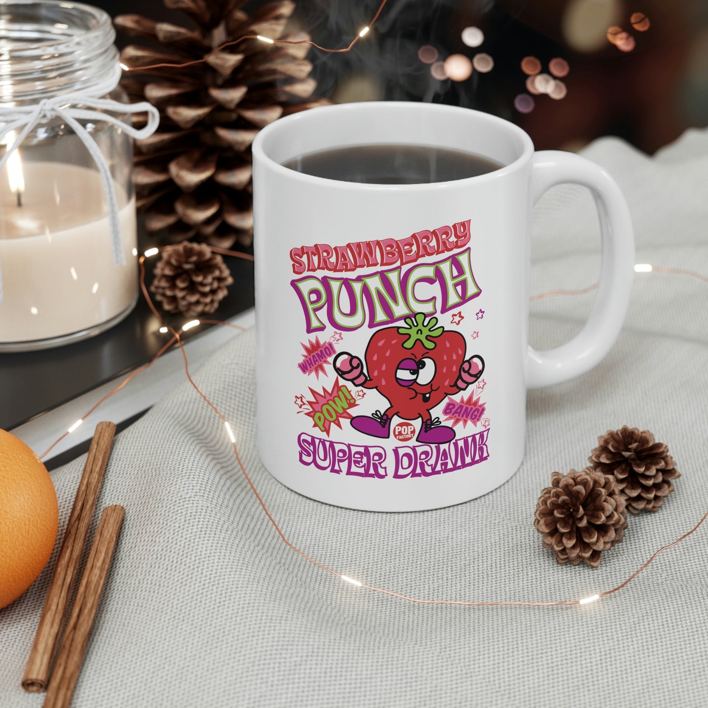 FUNSHINE-STRAWBERRY PUNCH SUPER DRANK COFFEE MUG