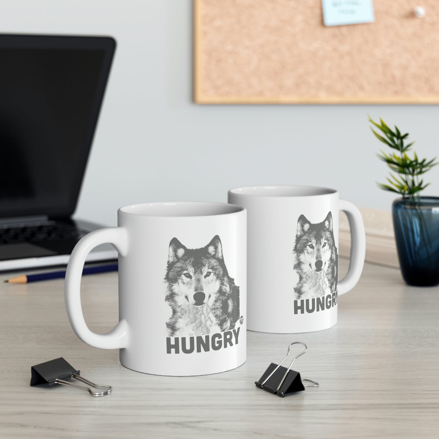 HUNGRY WOLF COFFEE MUG