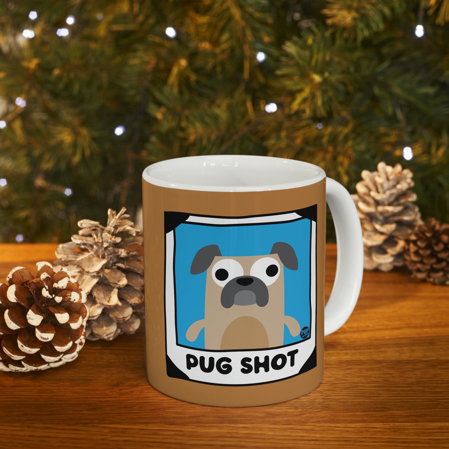 PUG SHOT PUG COFFEE MUG