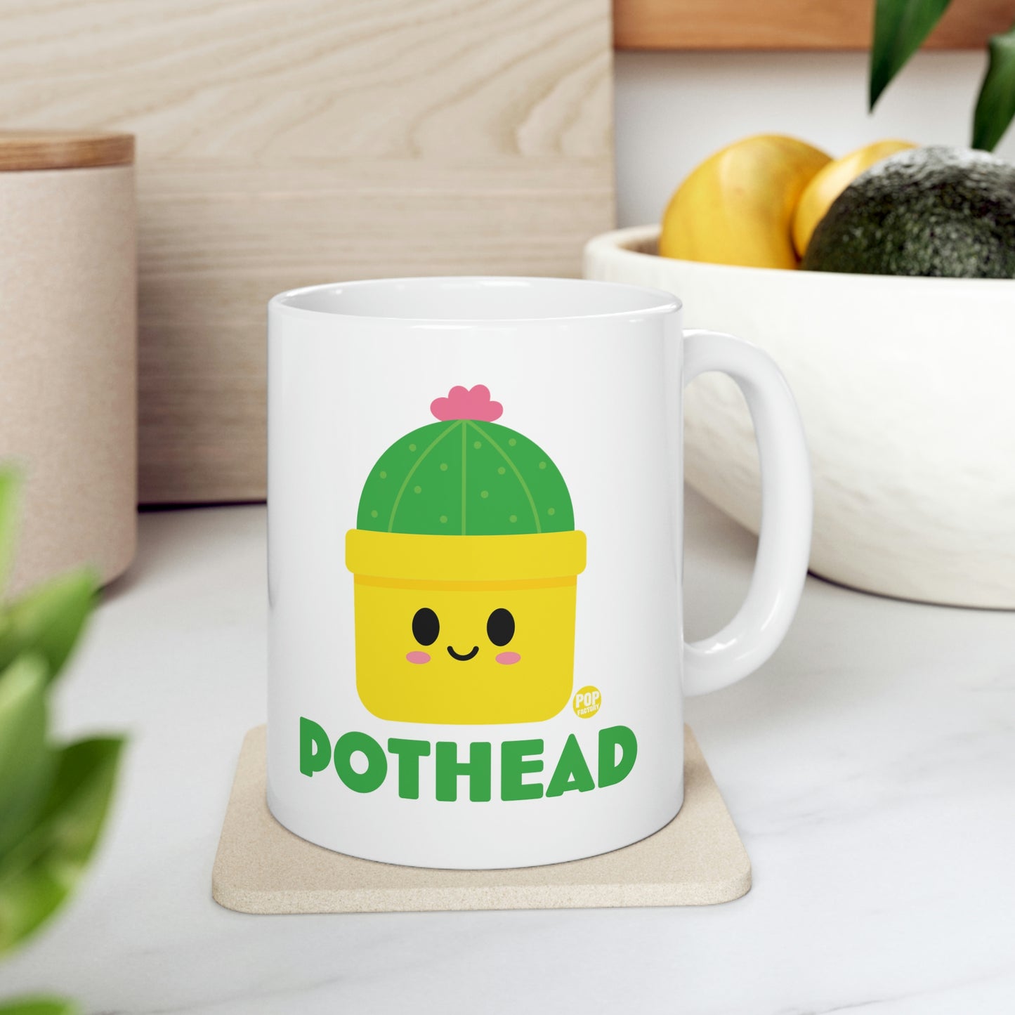 POTHEAD CACTUS COFFEE MUG