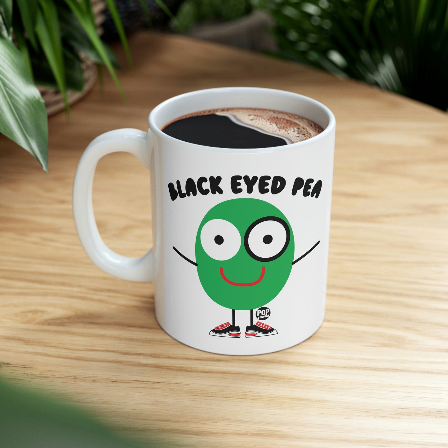 BLACK EYED PEA COFFEE MUG