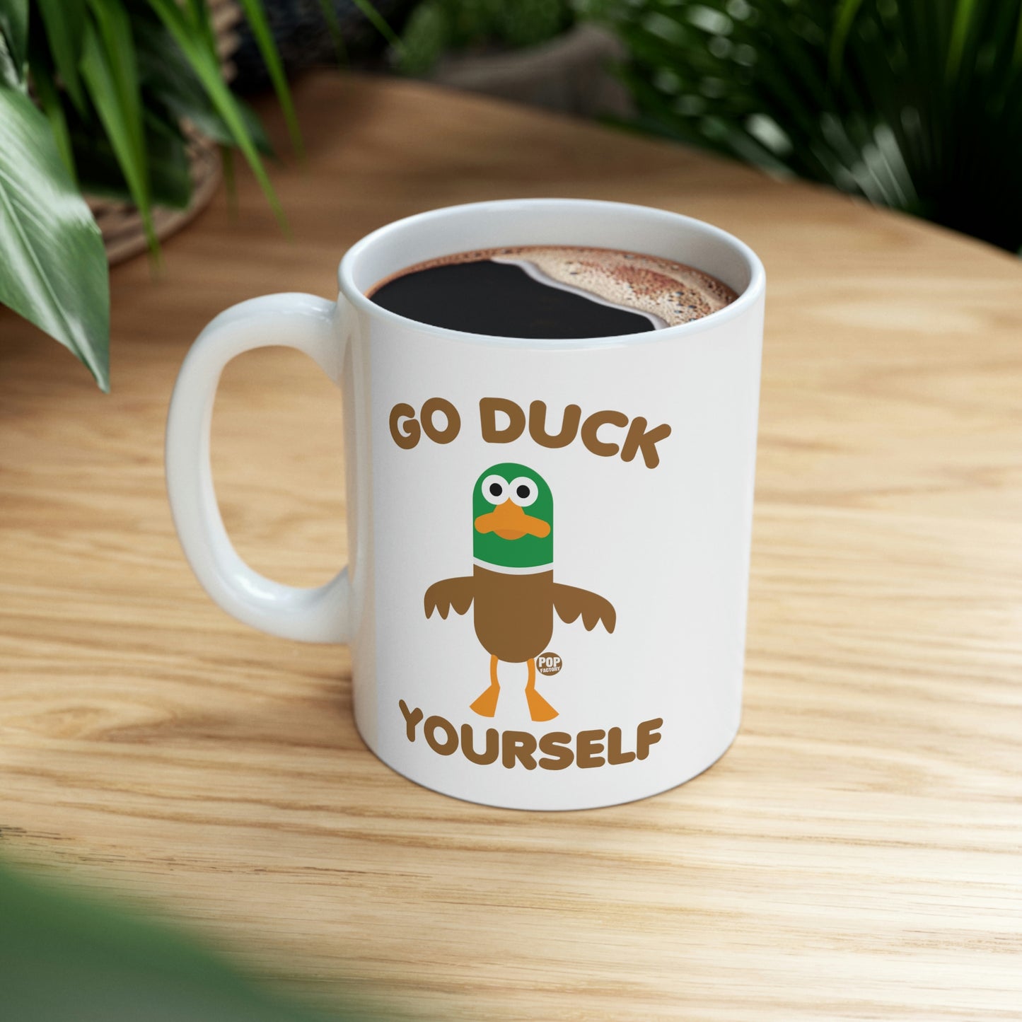 GO DUCK YOURSELF COFFEE MUG