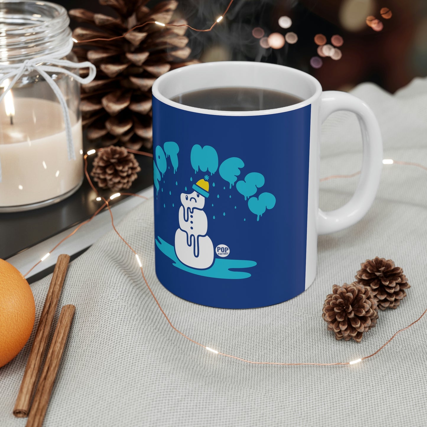 HOT MESS SNOWMAN COFFEE MUG