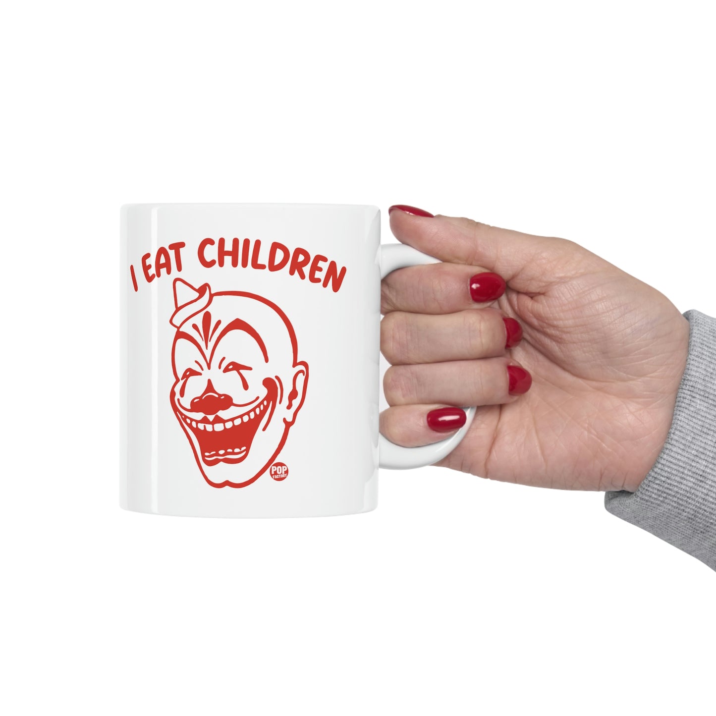 I EAT CHILDREN COFFEE MUG