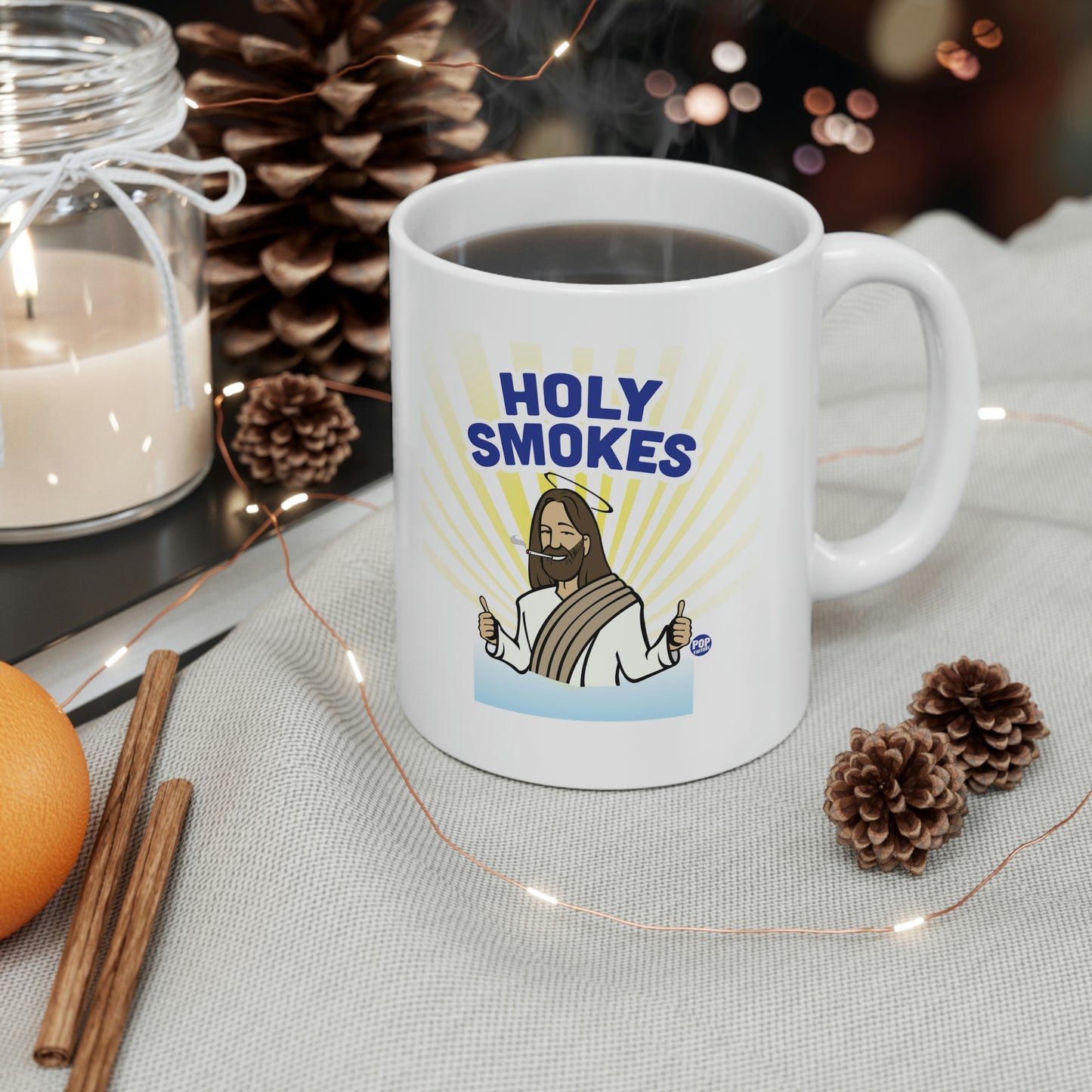 HOLY SMOKES COFFEE MUG