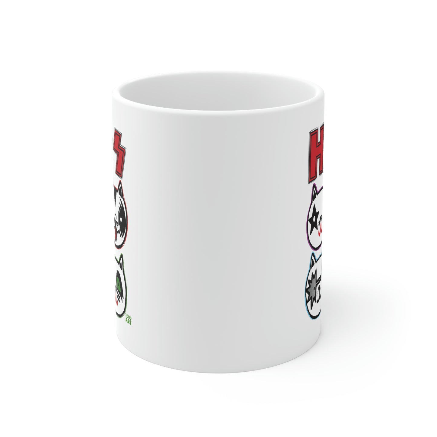 HISS KISS COFFEE MUG