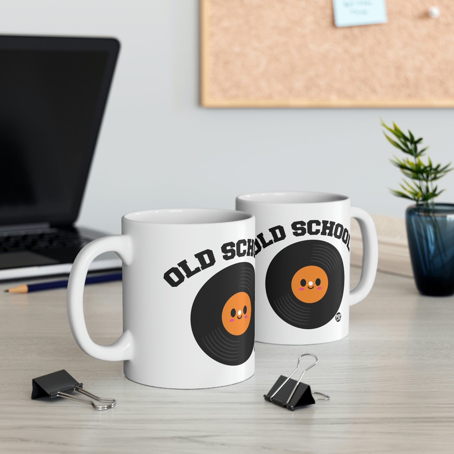 OLD SCHOOL RECORD COFFEE  MUG