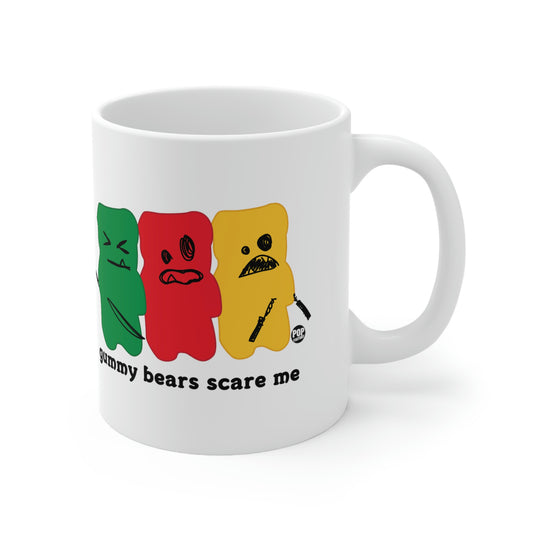 GUMMY BEARS SCARE ME COFFEE MUG