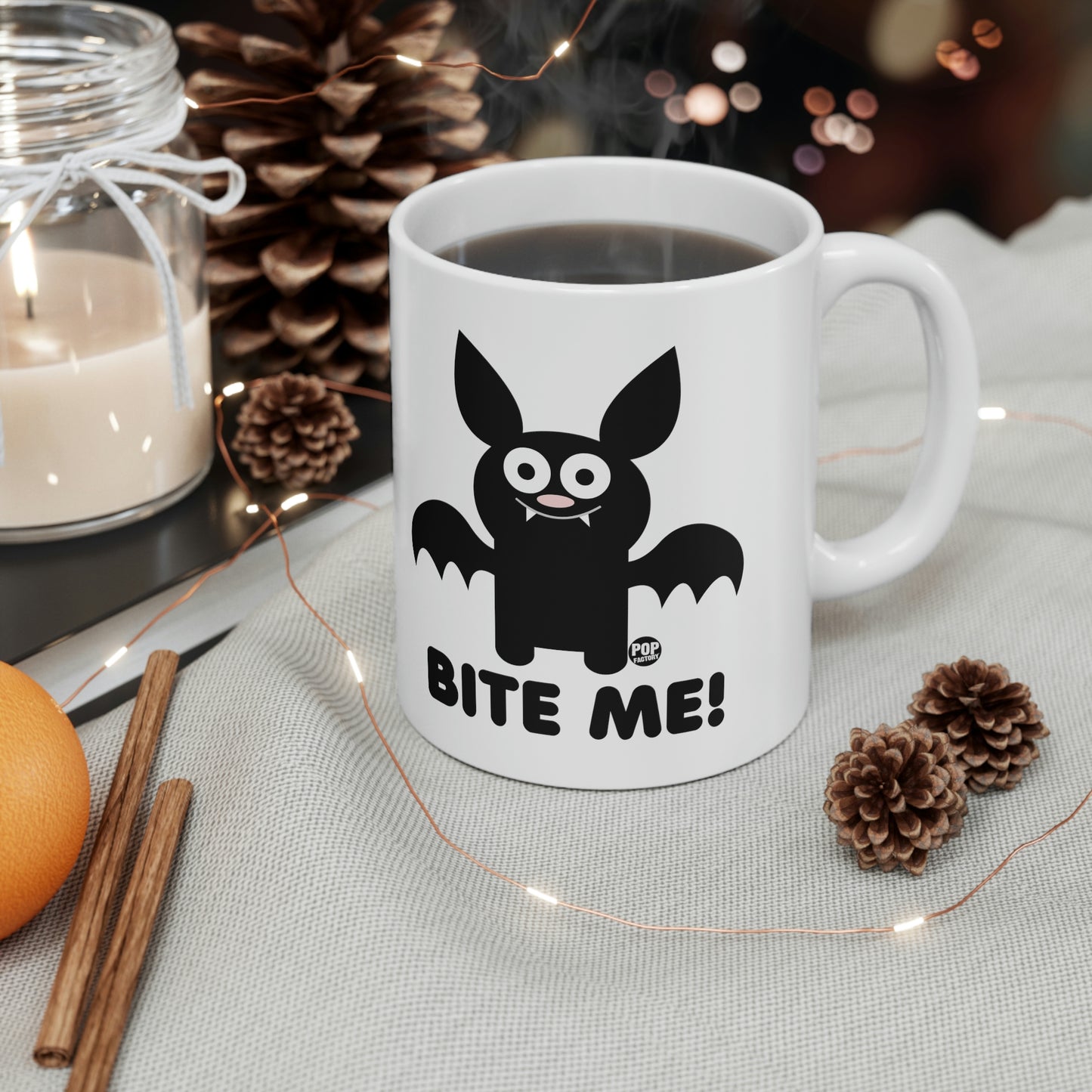 BITE ME BAT COFFEE MUG