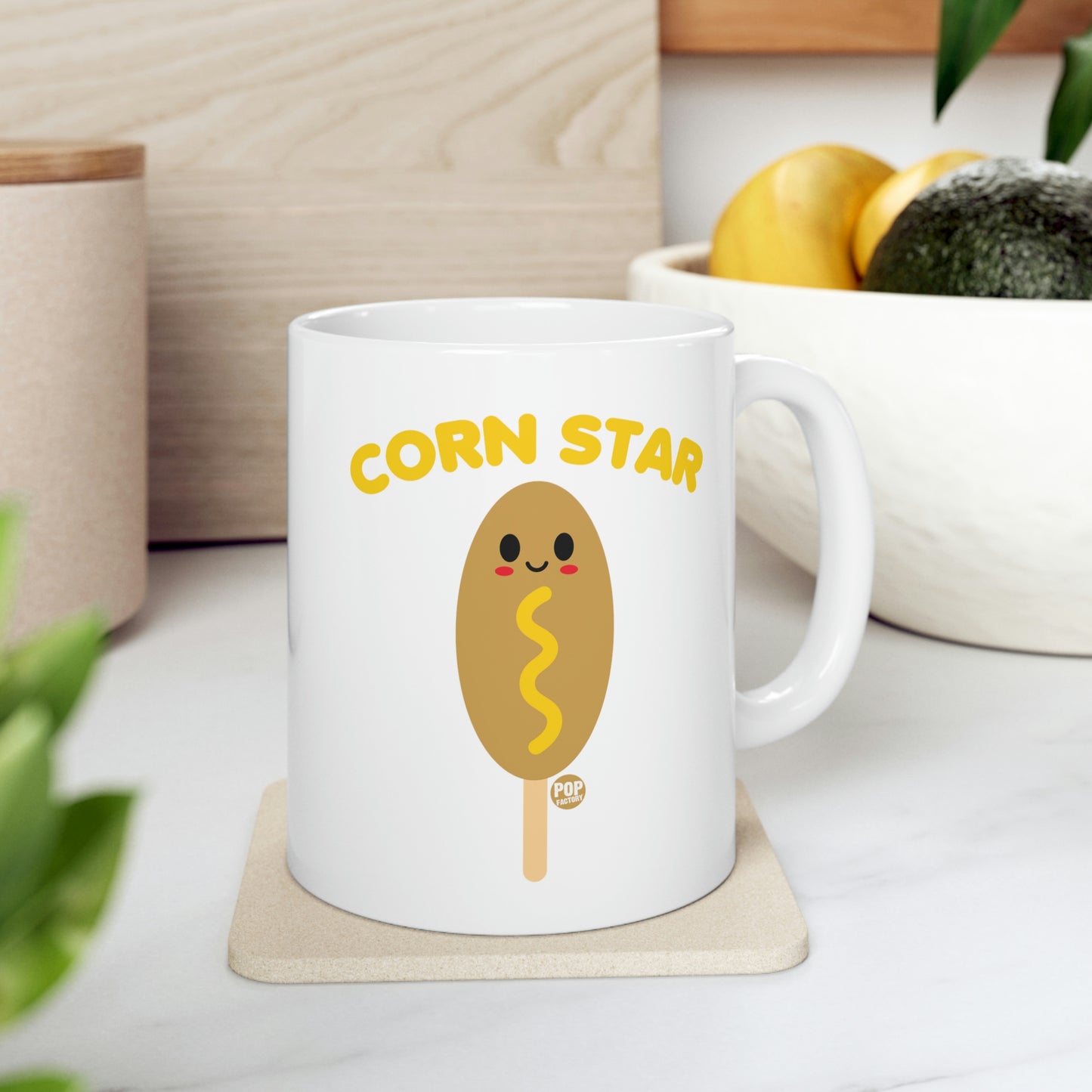 CORN STAR CORN DOG COFFEE  MUG