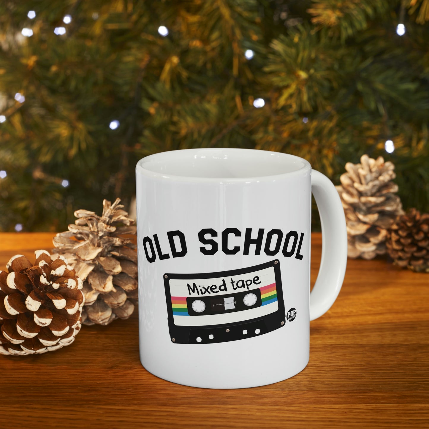 OLD SCHOOL MIXED TAPE COFFEE MUG