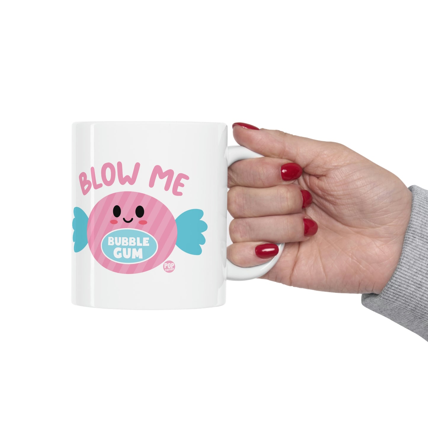 BLOW ME GUM COFFEE MUG