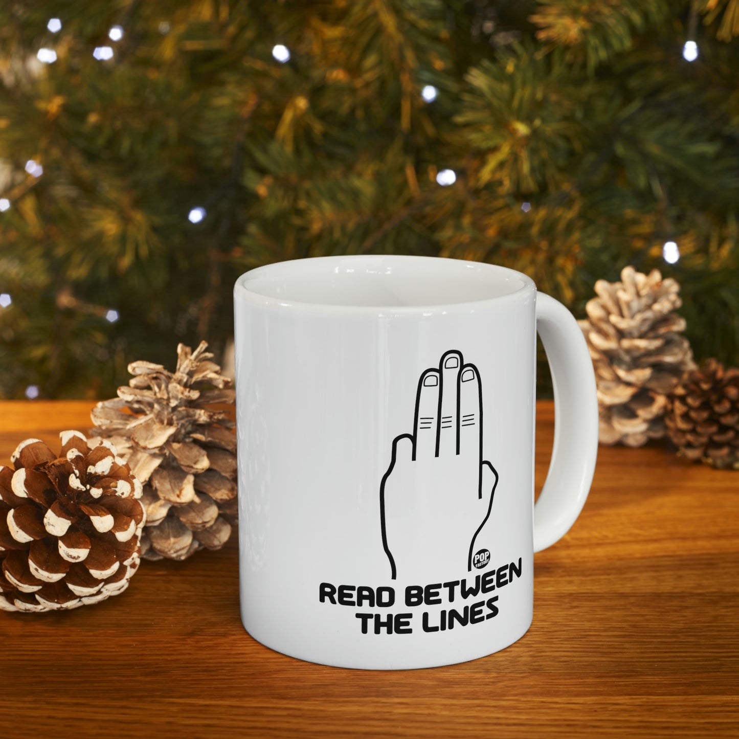 Read Between The Lines Mug