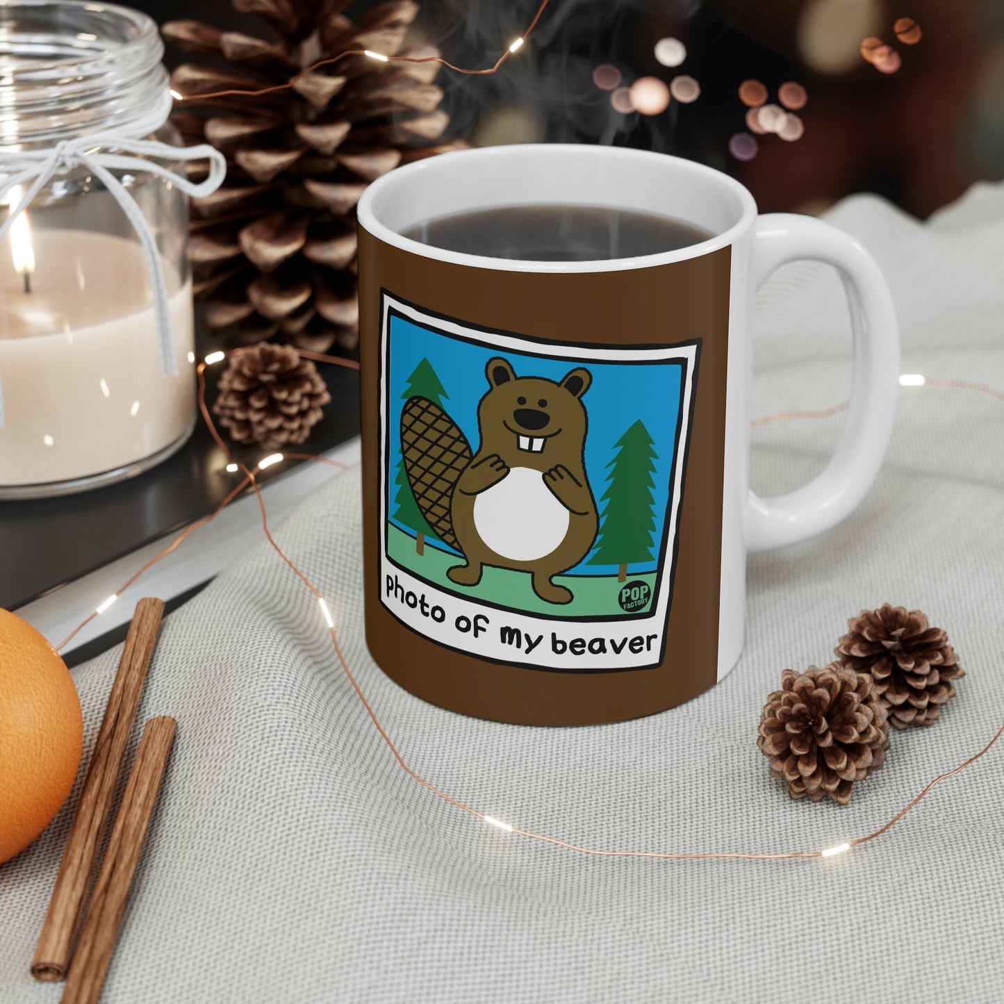 PHOTO OF MY BEAVER COFFEE MUG