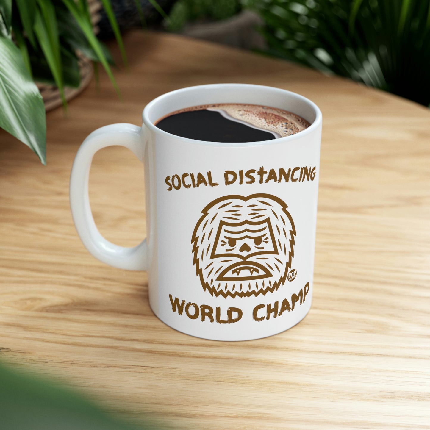 Social Distancing Champ Bigfoot Mug