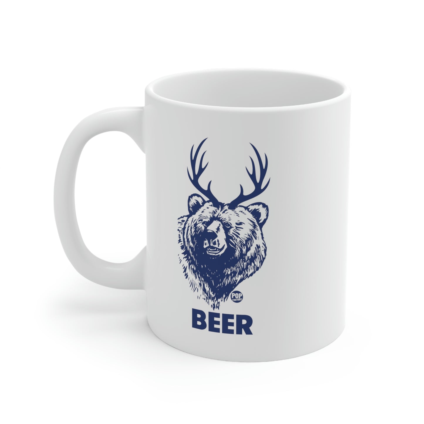 BEER BEAR FACE COFFEE MUG