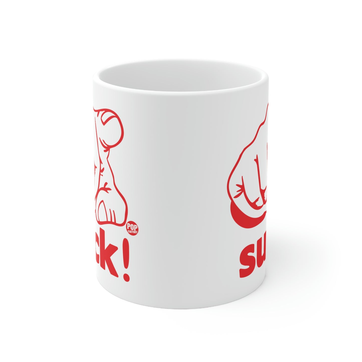 You Suck Finger Mug