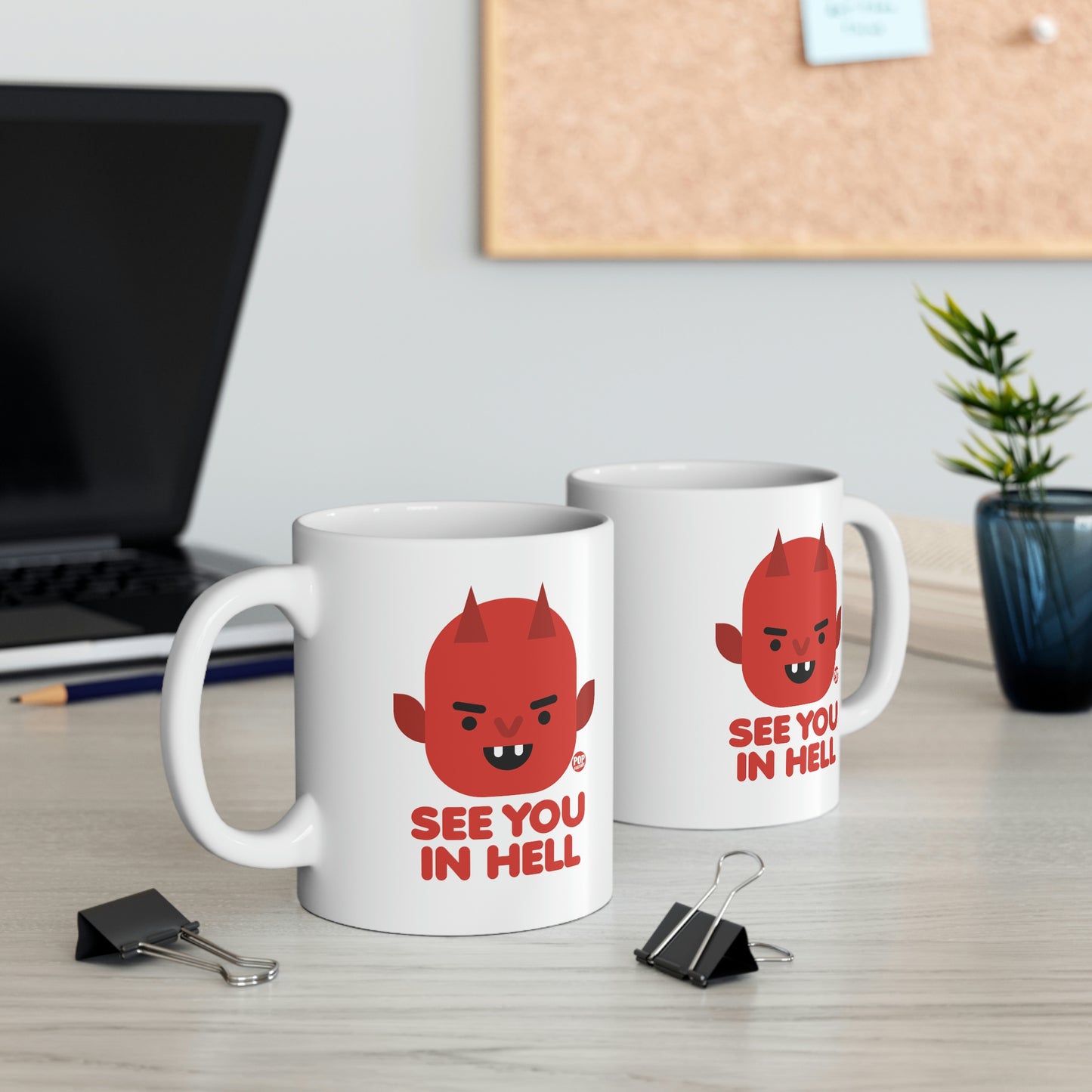 See You In Hell Devil Mug