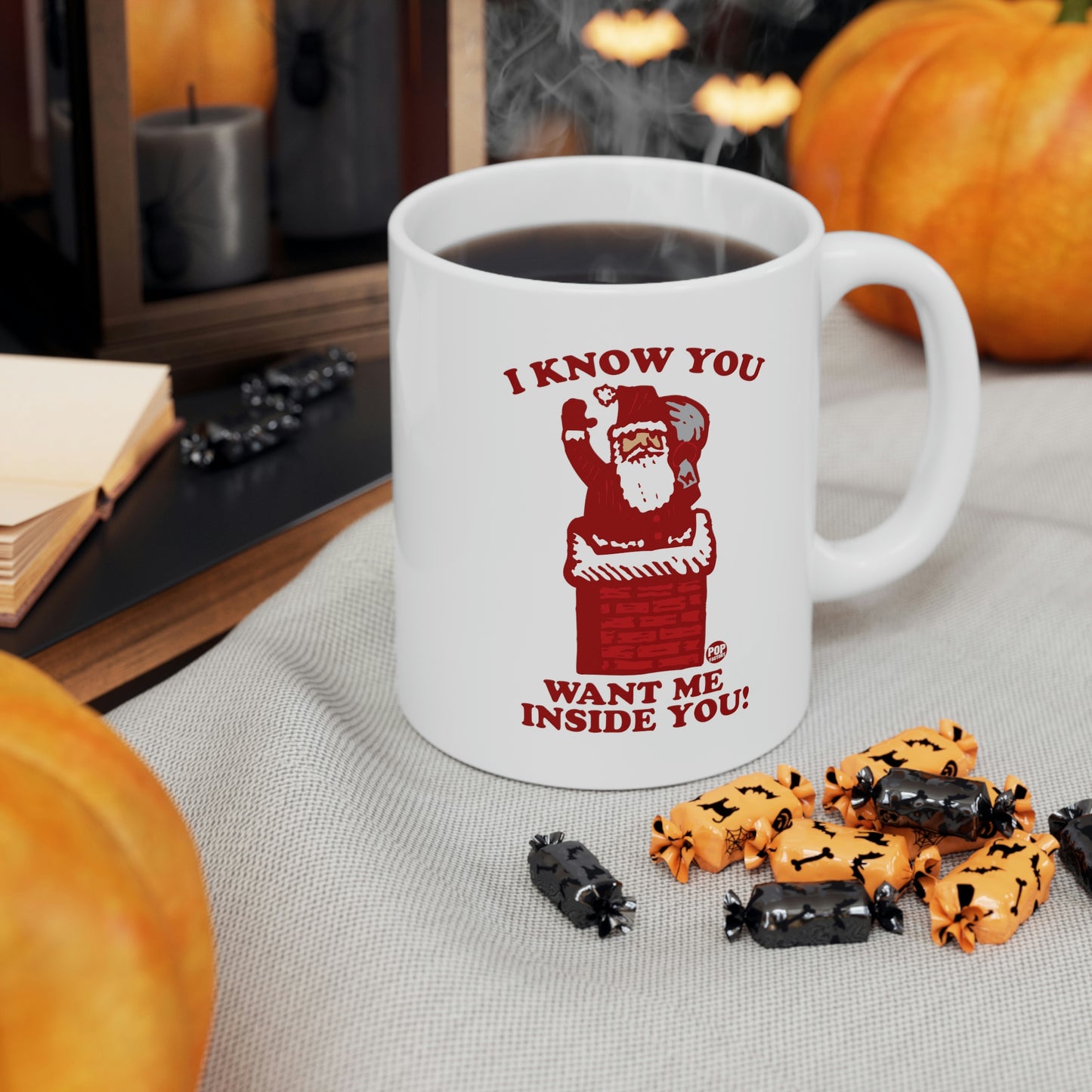 Santa Inside You Chimney Mug