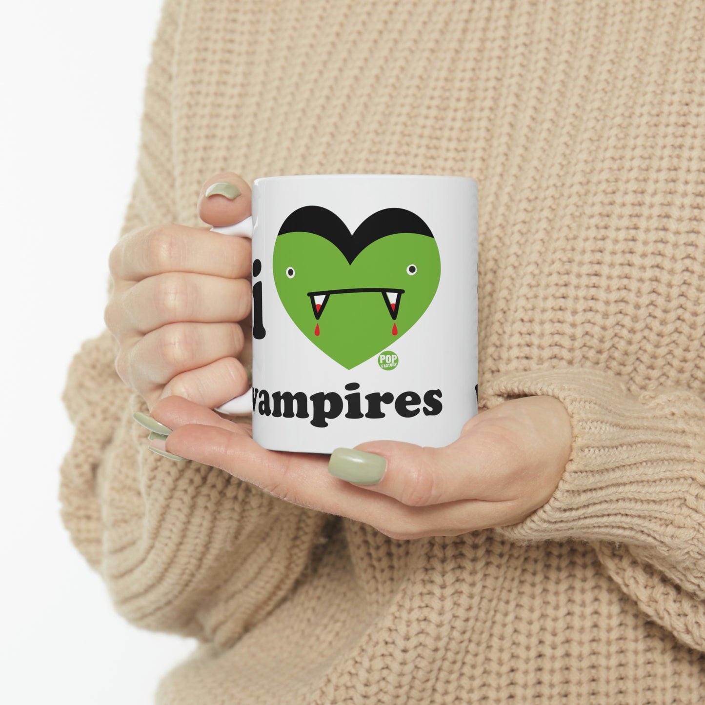 I LOVE VAMPIRES COFFEE MUG