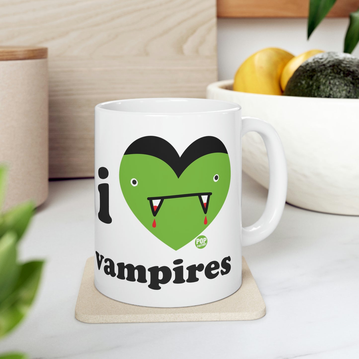 I LOVE VAMPIRES COFFEE MUG