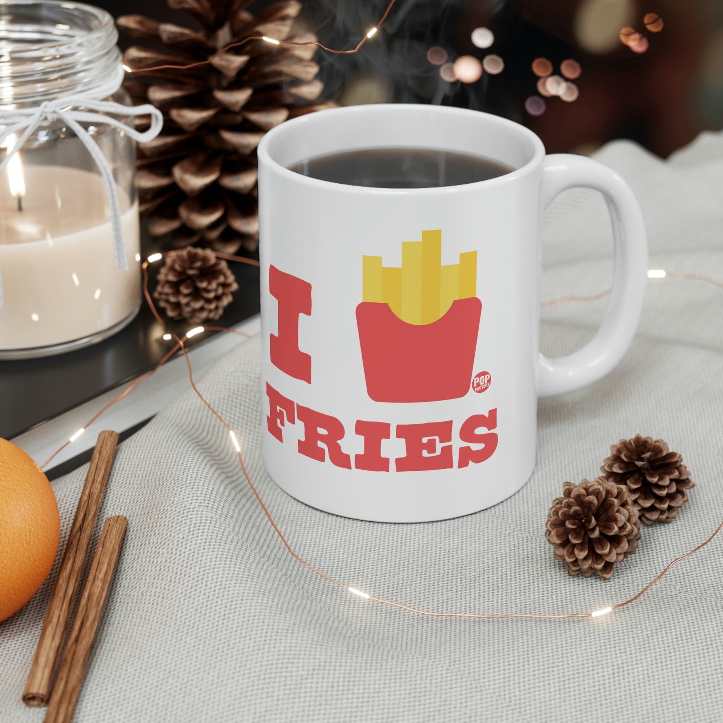 I LOVE FRIES COFFEE MUG