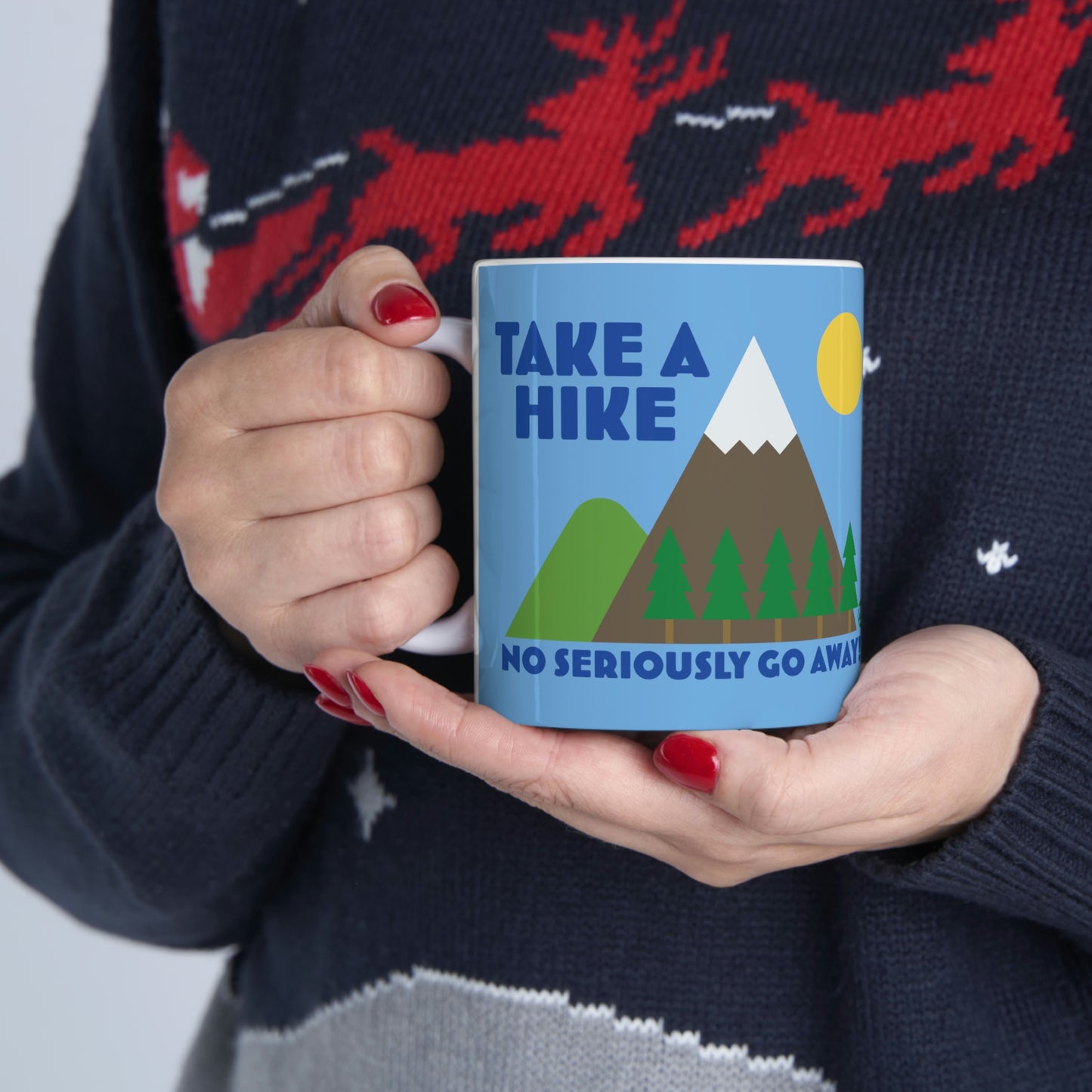 Take A Hike Leave Mug