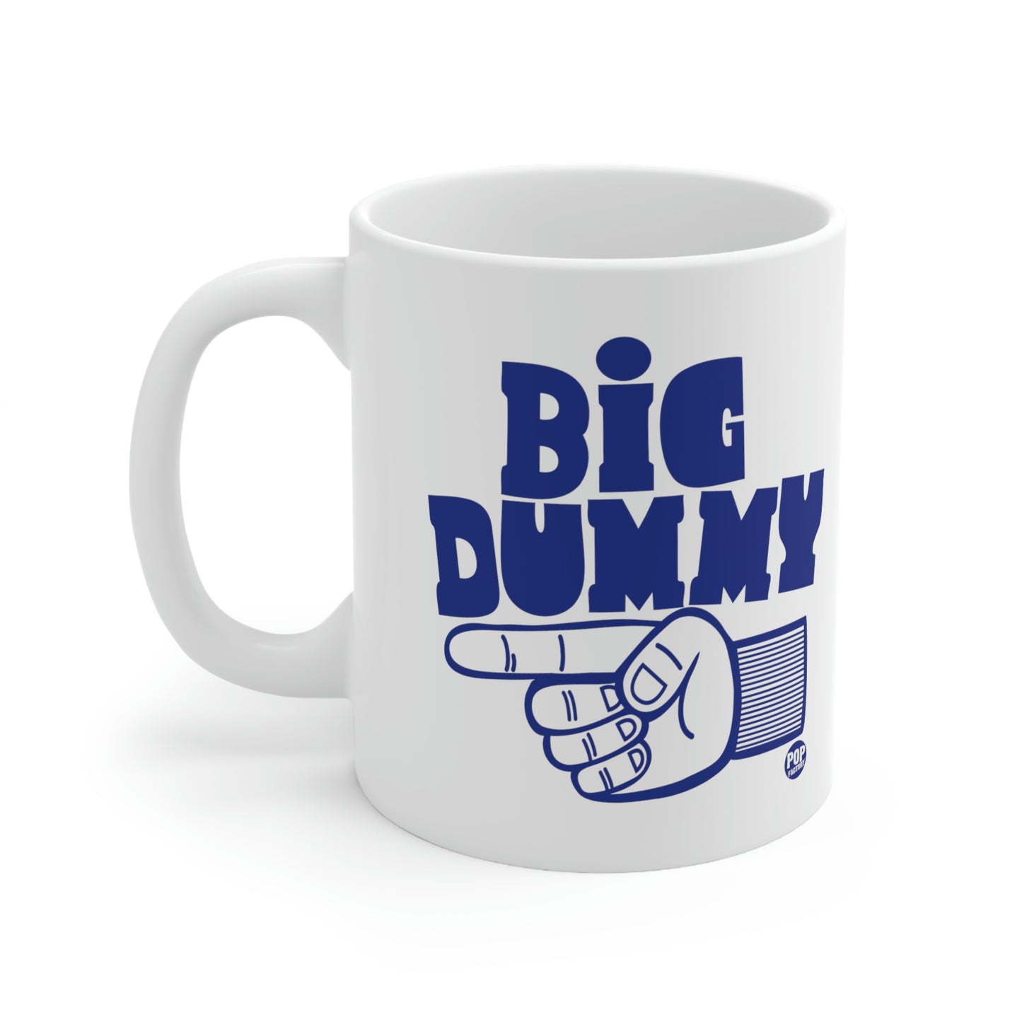 BIG DUMMY FINGER COFFEE MUG